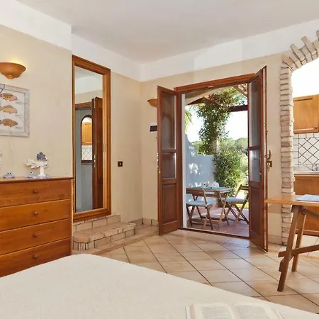 Isa-residence With Swimming-pool In Santa Margherita Di Pula, With Air Conditioning And Private Outdoor Space At Only 250 M From The *