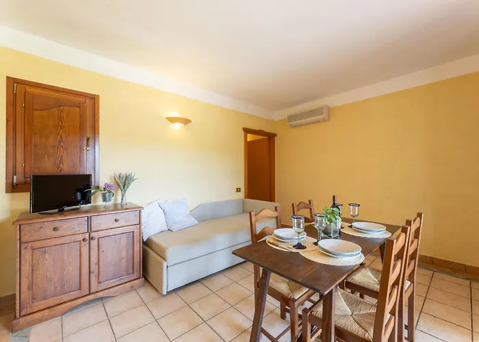 Isa-residence With Swimming-pool In Santa Margherita Di Pula, With Air Conditioning And Private Outdoor Space At Only 250 M From The Apartahotel
