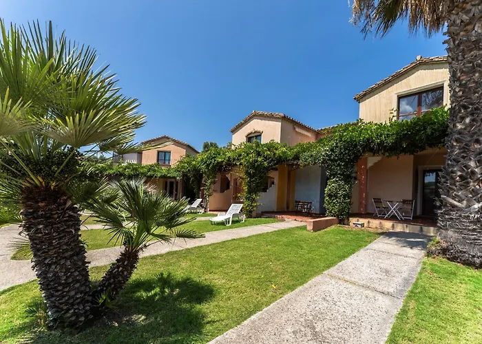 Isa-residence With Swimming-pool In Santa Margherita Di Pula, With Air Conditioning And Private Outdoor Space At Only 250 M From The 3*